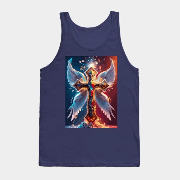 Christian Design Tank Top by Seven Seven t